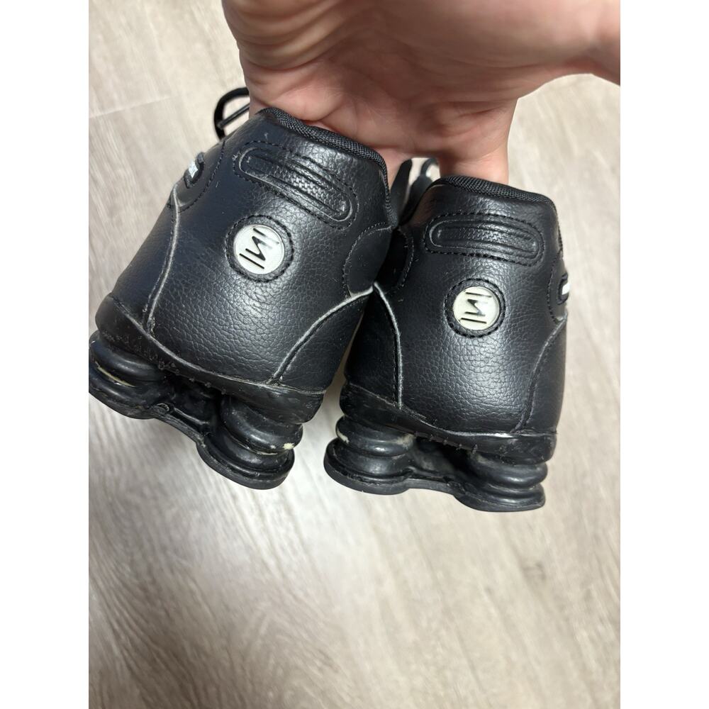 Nike Shox NZ Sneakers Black Men's 10 White Swoosh 501524-091 - Picture 6 of 7